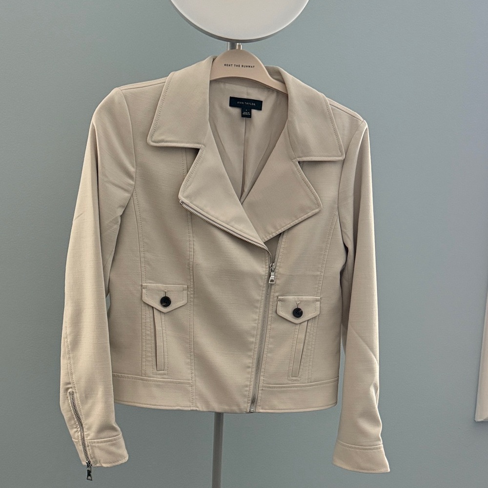 Ann Taylor Cream Jacket (bone color)